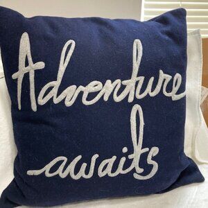 Restoration Hardware "Adventure Awaits" Pillow